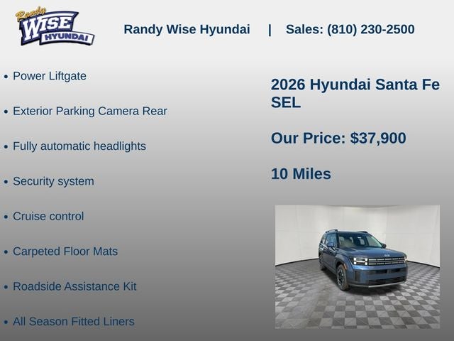 2026 Hyundai SANTA FE SEL AWD