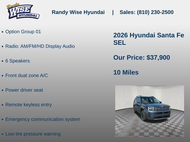 2026 Hyundai SANTA FE SEL AWD