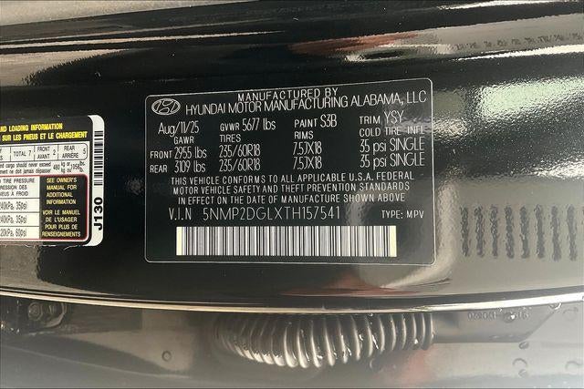 2026 Hyundai SANTA FE SEL AWD