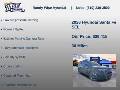 2026 Hyundai SANTA FE SEL AWD