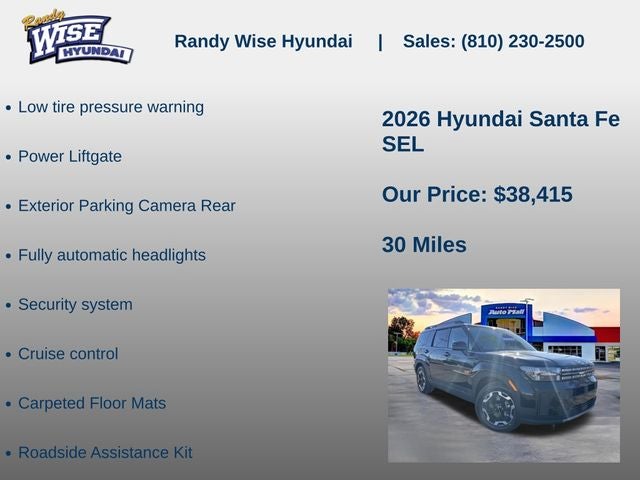 2026 Hyundai SANTA FE SEL AWD
