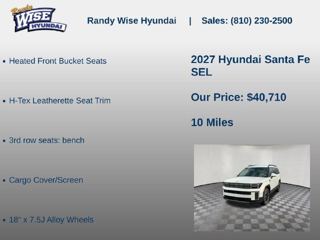 2027 Hyundai SANTA FE SEL AWD