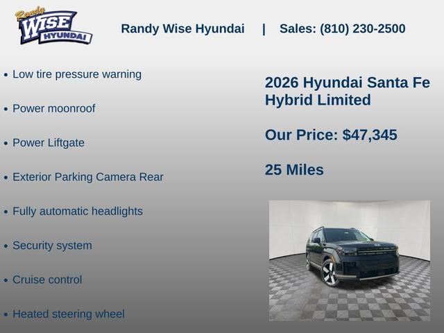 2026 Hyundai SANTA FE HYBRID Limited