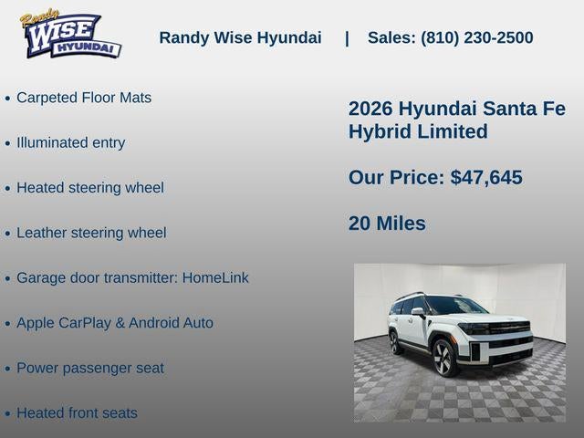 2026 Hyundai SANTA FE HYBRID Limited