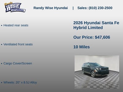 2026 Hyundai SANTA FE HYBRID Limited