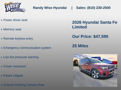 2026 Hyundai SANTA FE Limited AWD
