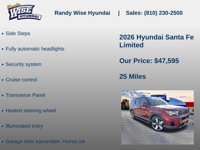 2026 Hyundai SANTA FE Limited AWD