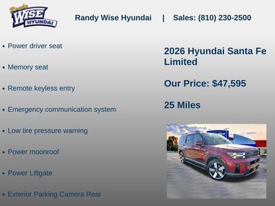 2026 Hyundai SANTA FE Limited AWD