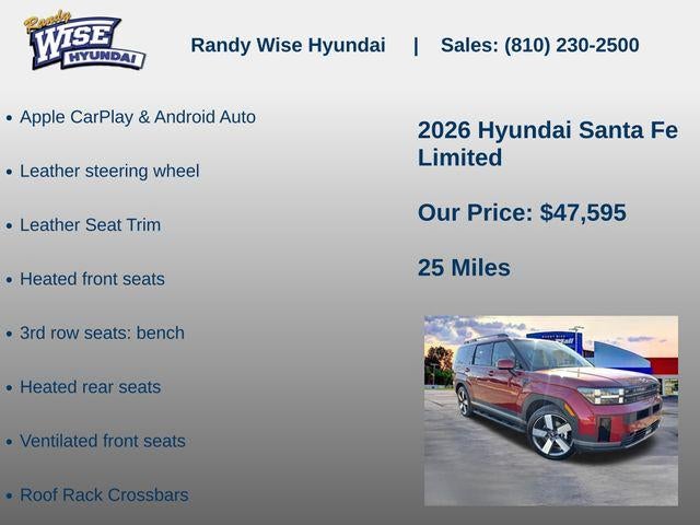 2026 Hyundai SANTA FE Limited AWD