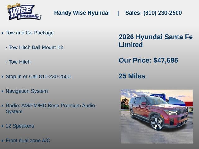 2026 Hyundai SANTA FE Limited AWD