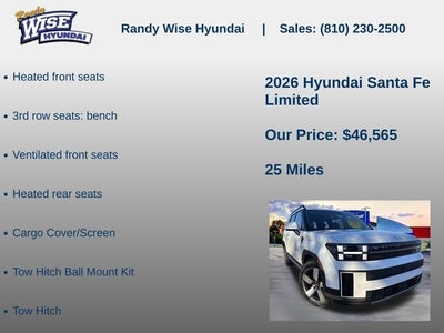 2026 Hyundai SANTA FE Limited AWD