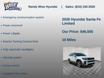 2026 Hyundai SANTA FE Limited AWD
