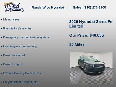 2026 Hyundai SANTA FE Limited AWD