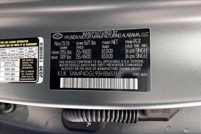 2025 Hyundai SANTA FE Limited