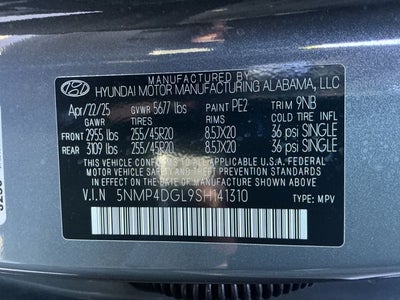 2025 Hyundai SANTA FE Limited