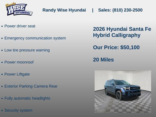 2026 Hyundai SANTA FE HYBRID Calligraphy