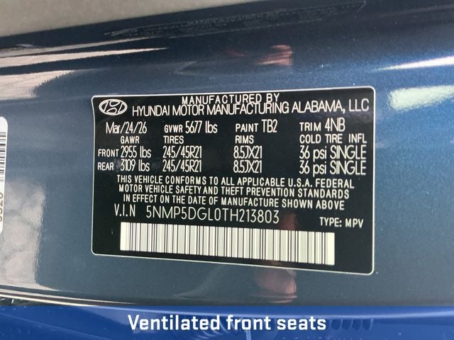 2026 Hyundai SANTA FE Calligraphy AWD