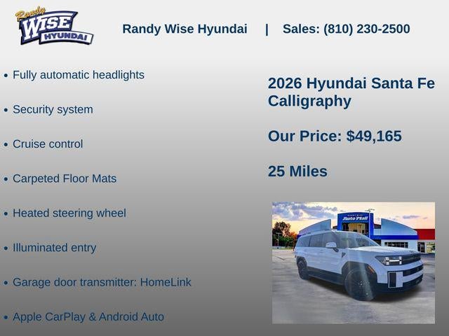 2026 Hyundai SANTA FE Calligraphy AWD