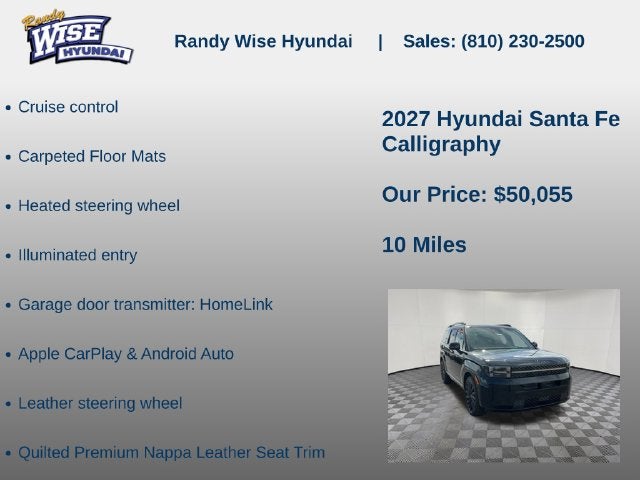 2027 Hyundai SANTA FE Calligraphy AWD