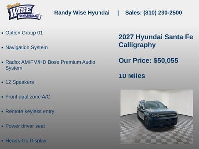 2027 Hyundai SANTA FE Calligraphy AWD