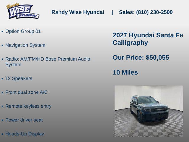 2027 Hyundai SANTA FE Calligraphy AWD