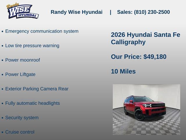 2026 Hyundai SANTA FE Calligraphy AWD