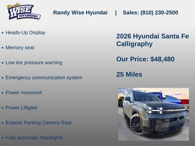 2026 Hyundai SANTA FE Calligraphy AWD