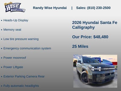 2026 Hyundai SANTA FE Calligraphy AWD
