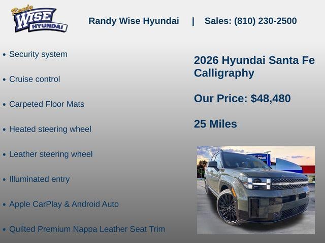 2026 Hyundai SANTA FE Calligraphy AWD