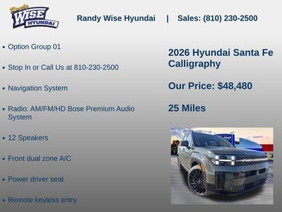 2026 Hyundai SANTA FE Calligraphy AWD