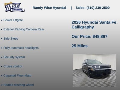 2026 Hyundai SANTA FE Calligraphy AWD