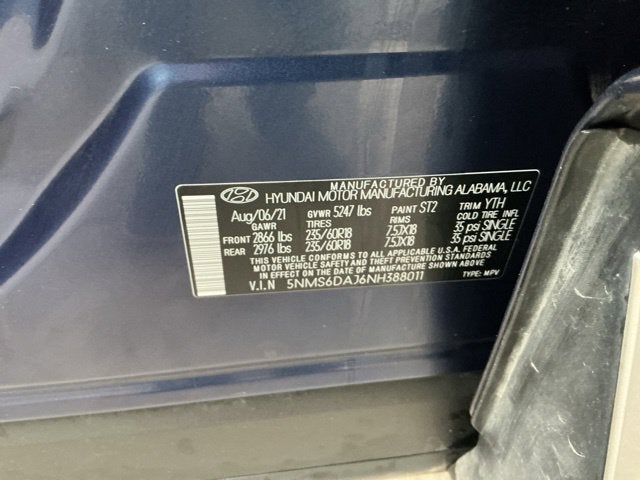 2022 Hyundai SANTA FE SEL