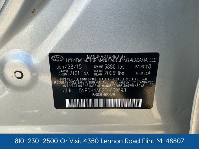 2015 Hyundai ELANTRA SE