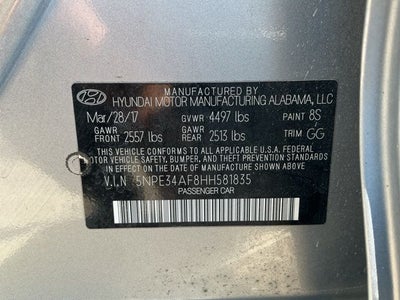 2017 Hyundai SONATA Limited