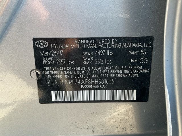 2017 Hyundai SONATA Limited