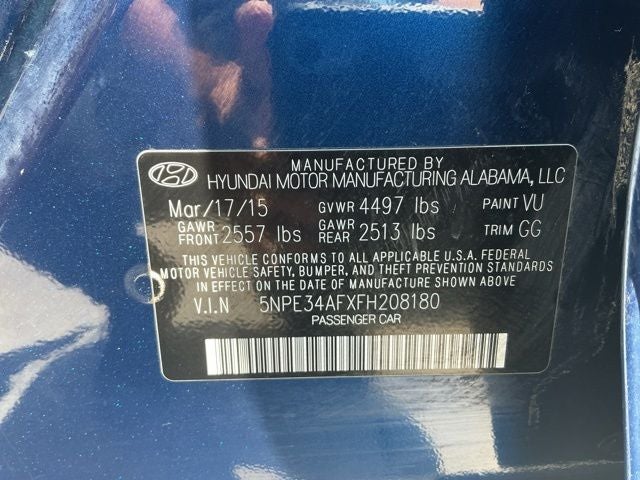2015 Hyundai SONATA Sport