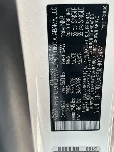 2024 Hyundai SANTA CRUZ SEL