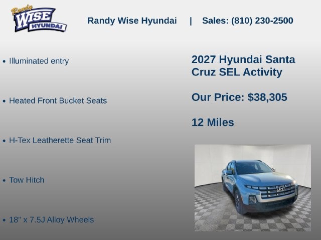 2027 Hyundai SANTA CRUZ SEL Activity AWD