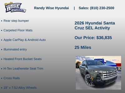 2026 Hyundai SANTA CRUZ SEL Activity AWD