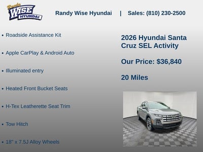 2026 Hyundai SANTA CRUZ SEL Activity AWD
