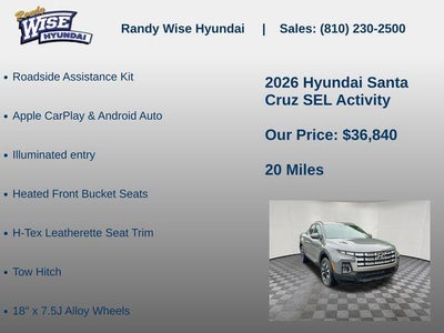 2026 Hyundai SANTA CRUZ SEL Activity AWD