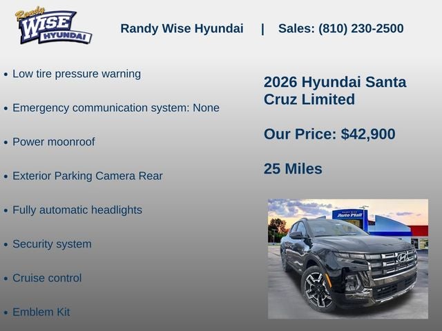 2026 Hyundai SANTA CRUZ Limited
