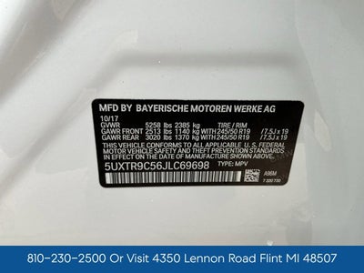 2018 BMW X3 xDrive30i