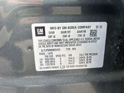 2022 Chevrolet Trax LT