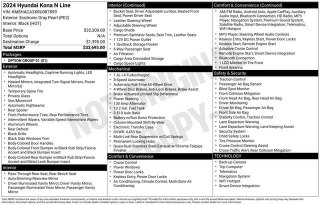 2024 Hyundai KONA N Line