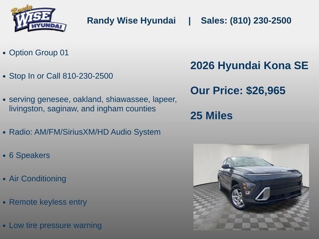 2026 Hyundai KONA SE AWD