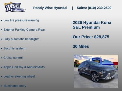 2026 Hyundai KONA SEL Premium FWD