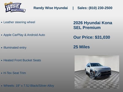 2026 Hyundai KONA SEL Premium AWD