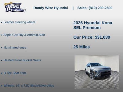 2026 Hyundai KONA SEL Premium AWD