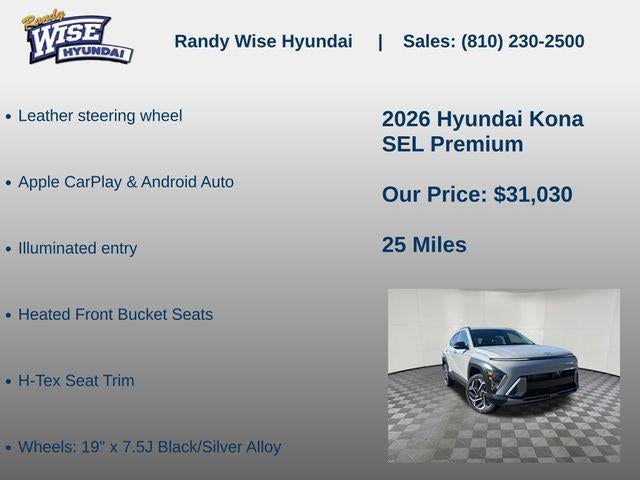 2026 Hyundai KONA SEL Premium AWD